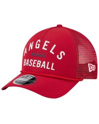 KTZ - Los Angeles Angels Minimalist 9forty A-frame Adjustable Hat - Lyst