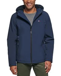 Tommy Hilfiger - Softshell Hooded Jacket - Lyst