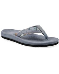 White Mountain - Bays Round Toe Flat Sandals - Lyst