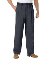 Kingsize - Big & Tall Knockarounds Full-elastic Waist Pleated Pants - Lyst