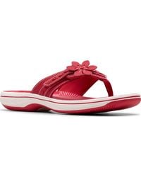 Clarks - Cloudsteppers Breeze Opal H Sandals - Lyst