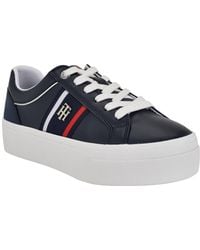 Tommy Hilfiger - Badria Logo Platform Sneakers - Lyst