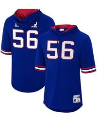 Mitchell & Ness - Lawrence Taylor New York Giants Retired Player Mesh Name And Number Hoodie T-shirt - Lyst