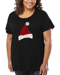 LA Pop Art - Plus Size All I Want For Christmas Is You Word Art T-shirt - Lyst