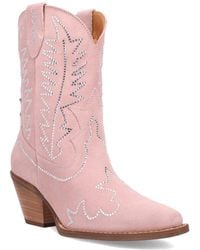 Dingo - Tiny Pony Suede Leather Bootie - Lyst