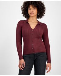 Guess - Long Sleeve Ribbed Miranda Sweater - Lyst