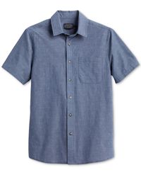 Pendleton - Colfax Chambray Short Sleeve Button-front Shirt - Lyst