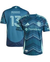 adidas - Jordan Morris Seattle Sounders Fc 2025 The Salish Sea Kit Authentic Player Jersey - Lyst
