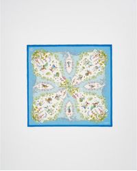 Fable England - Peter Rabbit Narrative Silk Blend Square Scarf - Lyst