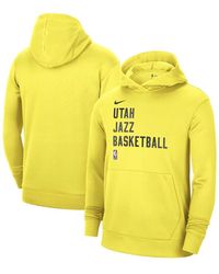 Nike - And Utah Jazz 2023/24 Performance Spotlight On-court Practice Pullover Hoodie - Lyst