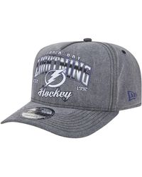 KTZ - Tampa Bay Lightning Throwback Washed A-frame Pre-curved 9fifty Snapback Hat - Lyst