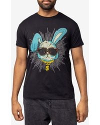 Xray Jeans - X-ray Stone Tee Blue Rabbit With Money Chain - Lyst