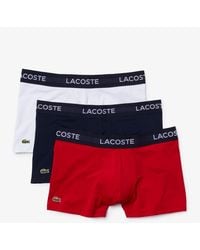 Lacoste - Big And Tall Microfiber Trunk, Pack Of 3 - Lyst