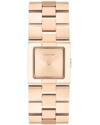 Calvin Klein - Ck Meridian Stainless Steel Bracelet Watch - Lyst