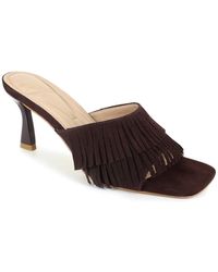 Kenneth Cole - Darby Fringe Slip On Dress Sandals - Lyst