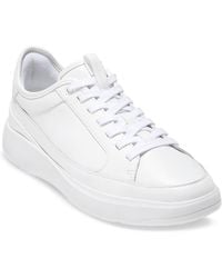 Cole Haan - Grandprã ̧ All Day Leather Lace-up Court Sneakers - Lyst
