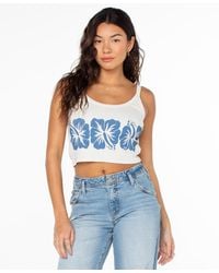 Roxy - Flower Block Wanderer Tank Top - Lyst