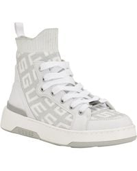 Guess - Mannen Knit Lace Up Hi Top Fashion Sneakers - Lyst