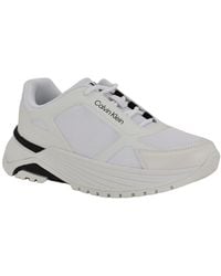 Calvin Klein - Amyra Round Toe Lace-lp Sneakers - Lyst