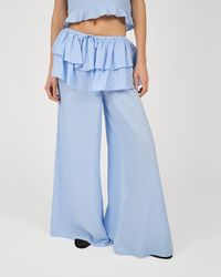 WeWoreWhat - Ruffle Waist Flare Pant - Lyst