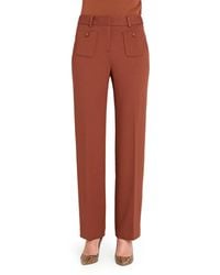 Tahari - Patch Pockets Flare Pants - Lyst