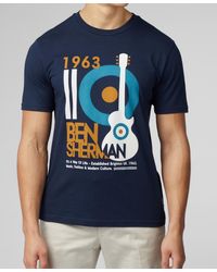 Ben Sherman - Mod Guitar Poster Short Sleeve T-shirt - Lyst