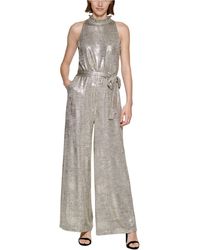 Metallic Full-Length Jumpsuits & Rompers for Women - Lyst