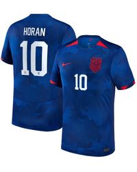 Nike - Lindsey Horan Royal Uswnt 2023 Away Replica Jersey - Lyst