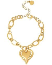 BCBGeneration - Bold Heart Pendant Bracelet - Lyst