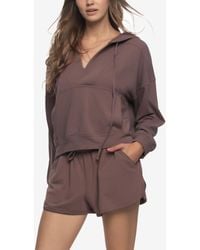 Felina - Regular Kimora French Terry Hoodie Sweatshirt - Lyst