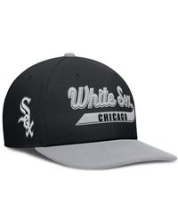 Nike - Black/gray Chicago White Sox Pro Performance Snapback Hat - Lyst