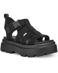 UGG - Cora Buckled Strappy Platform Sandals - Lyst