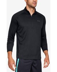 Under Armour - Half Zip Tech Sweatshirt - Lyst