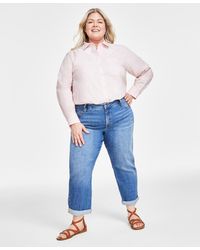 Style & Co. - Plus Size Mid-rise Girlfriend Jeans - Lyst