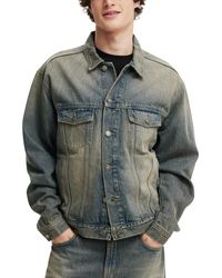 Cotton On - Oversized Trucker Jacket - Lyst