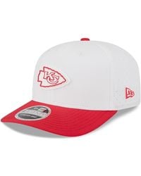 KTZ - White/red Kansas City Chiefs 2025 Nfl Training Camp 9seventy Adjustable Hat - Lyst
