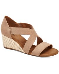 style & co chicklet wedge thong sandals