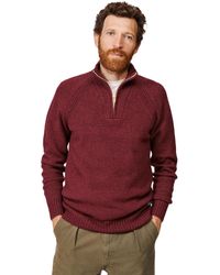 aubi - Pelham Zip Neck Sweater - Lyst