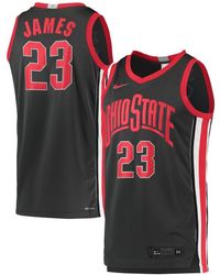 #00 Ohio State Buckeyes Nike Retro Replica Basketball Jersey - White