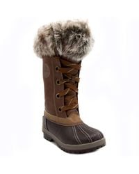 london fog melton 2 women's winter duck boots