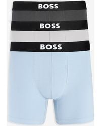 BOSS - Boss By 3-pack Logo Boxer Briefs - Lyst