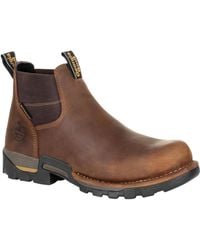 Georgia Boot - Eagle One Waterproof Chelsea Work Boot - Lyst