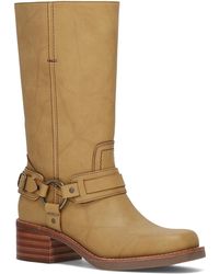 FRYE and CO - Miranda Harness In Pull-on Mid Shaft Boots - Lyst