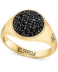 Effy - Effy Black Spinel Cluster Ring (7/8 Ct. T.w. - Lyst