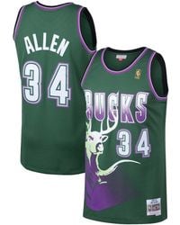 Mitchell & Ness - Ray Allen Milwaukee Bucks 1996-97 Hardwood Classics Swingman Jersey - Lyst