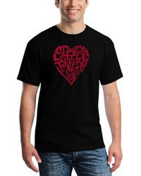 LA Pop Art - Crazy Little Thing Called Love Word Art T-shirt - Lyst