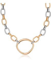 Ettika - Mixed Metal Chain Link Collar Necklace - Lyst
