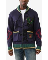 TRUE RELIGION - Ann Long-sleeve Cardigan - Lyst