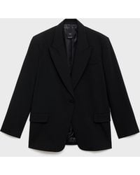 Mango - Flap Pockets Suit Blazer - Lyst
