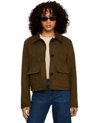 Sanctuary - Petite Avid Spread Collar Button-front Jacket - Lyst